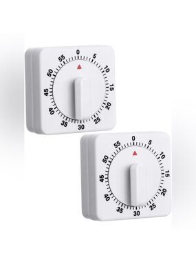 New Set of 2 60 Minute Kitchen Timers